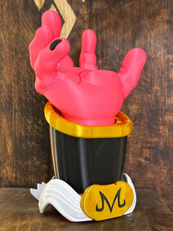 Soporte para Audifonos Impreso en 3D Mano de Majin Boo