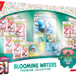 Cartas TCG Pokemon Colección Blooming Waters 151 Premium - 12 paquetes, promociones en Ingles