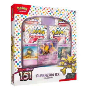 Cartas TCG Pokemon 151 Scarlet and Violet Ingles alakazam collection