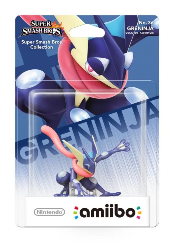 AMIIBO Greninja-Pokemon Super Smash Bros Nintendo