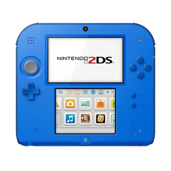Consola Nintendo 2DS Color Azul, Condicion Segunda Mano, Con Magia, SIN LAPIZ, Con juego fisico Pacman Incluido.