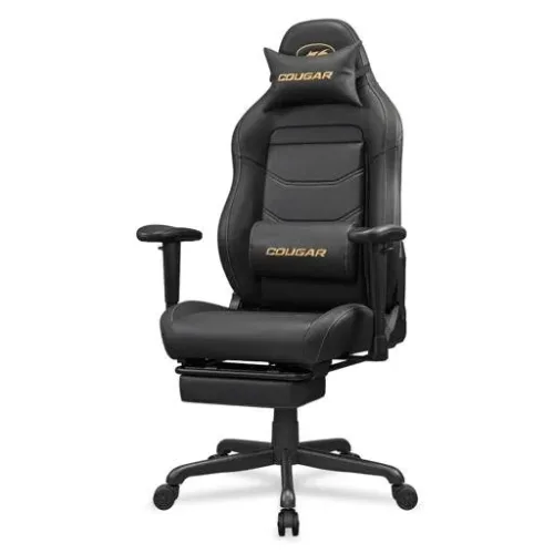 Silla Gamer Cougar Explorer Neo Gold, Reclinación 155°, Hasta 120kg, Reposapies Retráctil - Imagen 3