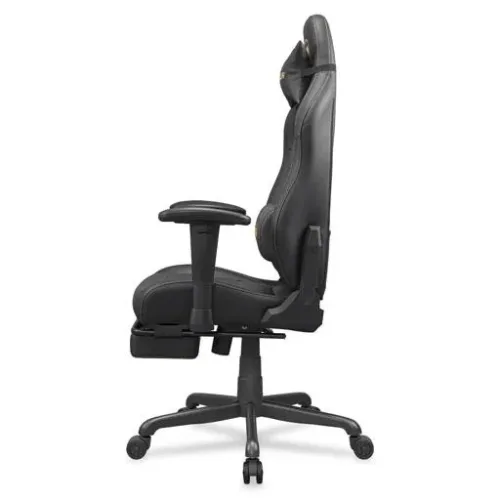 Silla Gamer Cougar Explorer Neo Gold, Reclinación 155°, Hasta 120kg, Reposapies Retráctil - Imagen 4
