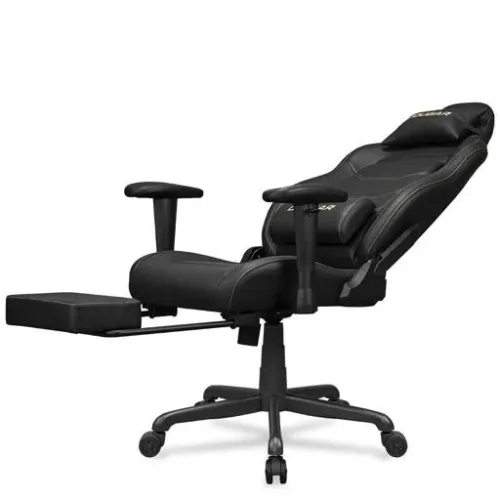 Silla Gamer Cougar Explorer Neo Gold, Reclinación 155°, Hasta 120kg, Reposapies Retráctil - Imagen 5