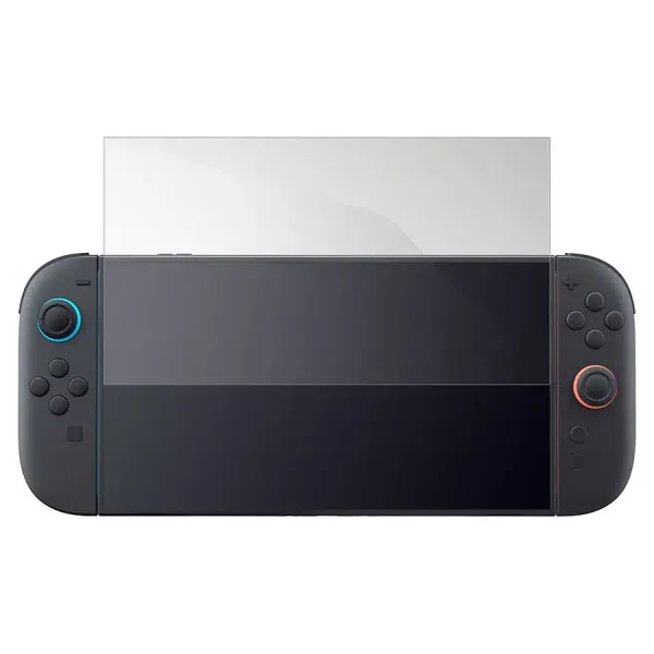 Mica/Protector de pantalla de Nintendo Switch 2 en caja de Plumavit