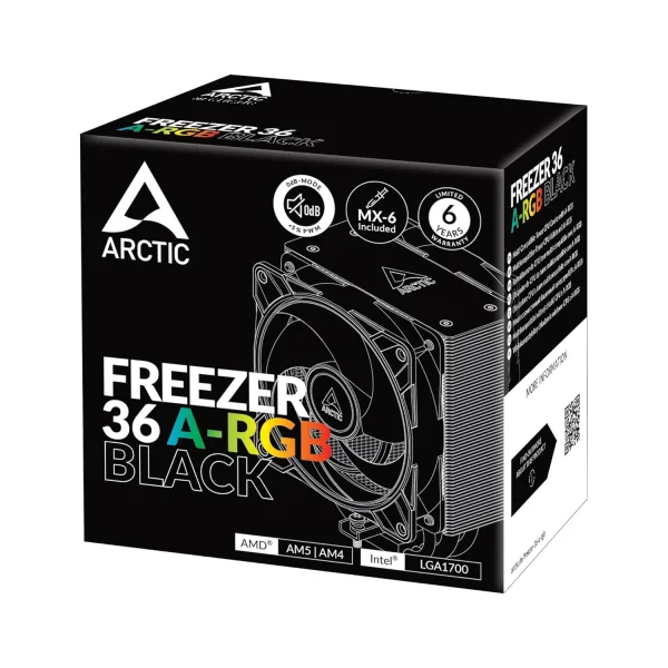 Refrigerador Liquido de CPU ARCTIC Freezer 36 A-RGB Arctic Black