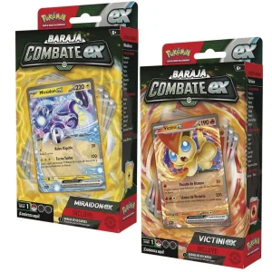 Mazo de cartas Pokemon TCG Ex Battle Deck Victini y Miraidon Español