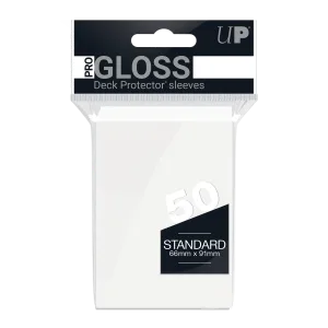 Funda Protectora Gloss Carta Pro Tamaño Standar para 50 Cartas 66x91 Blanco