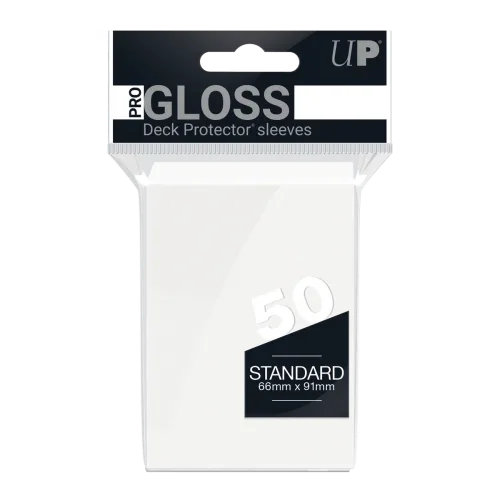 Funda Protectora Gloss Carta Pro Tamaño Standar para 50 Cartas 66x91 Blanco