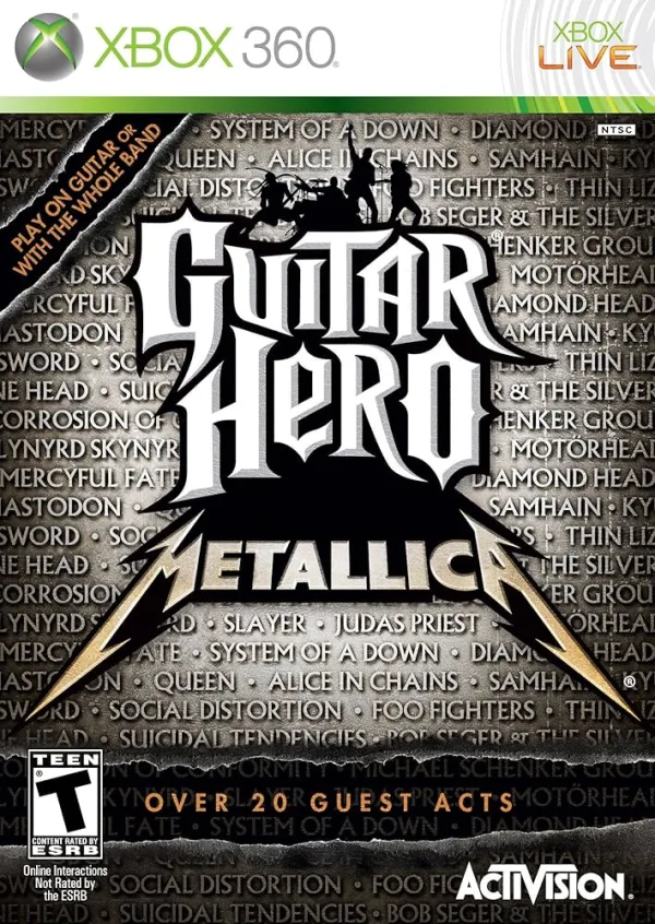 Juego de Xbox 360 Guitar Hero Metallica (Open Box)