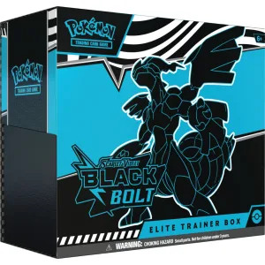 [PREVENTA] Cartas Pokemon Scarlet and Violet: Black Bolt - Elite Trainer Box - Ingles