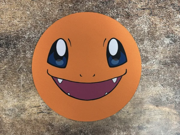 Mousepad Redondo 20CM de Diametro diseño Charmander
