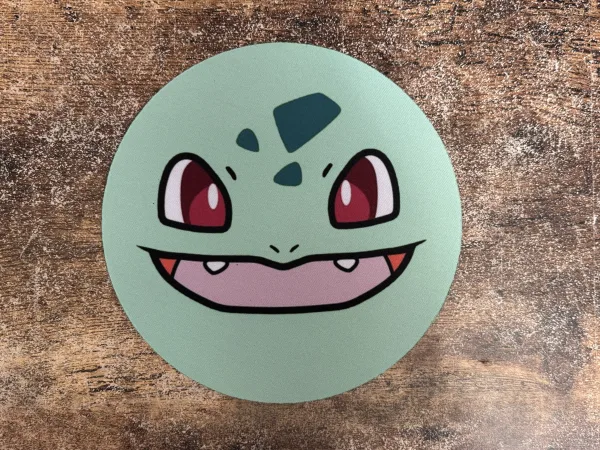 Mousepad Redondo 20CM de Diametro diseño Bulbasaur