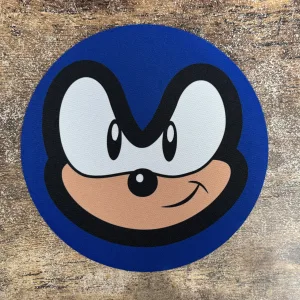 Mousepad Redondo 20CM de Diametro diseño Sonic