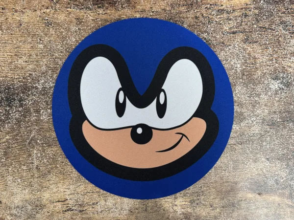 Mousepad Redondo 20CM de Diametro diseño Sonic