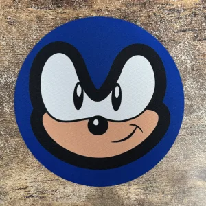 Mousepad Redondo 20CM de Diametro diseño Sonic