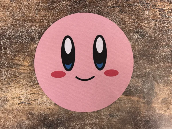 Mousepad Redondo 20CM de Diametro diseño Kirby