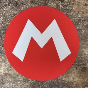 Mousepad Redondo 20CM de Diametro diseño Mario