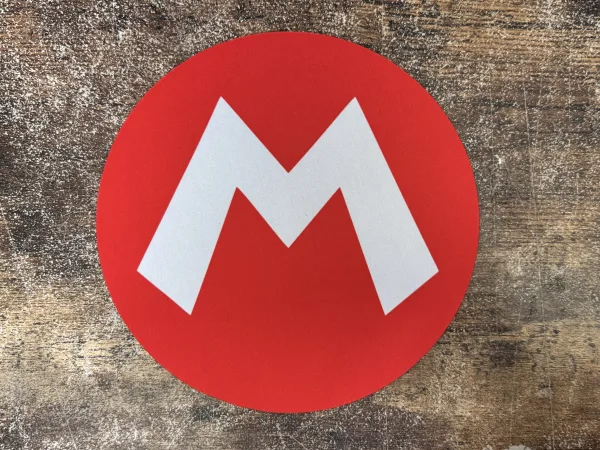 Mousepad Redondo 20CM de Diametro diseño Mario
