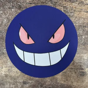 Mousepad Redondo 20CM de Diametro diseño Gengar