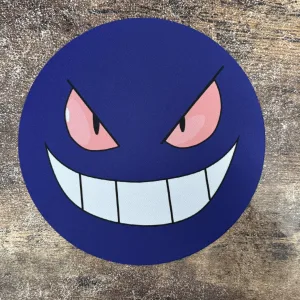 Mousepad Redondo 20CM de Diametro diseño Gengar