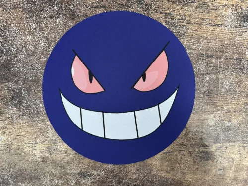 Mousepad Redondo 20CM de Diametro diseño Gengar