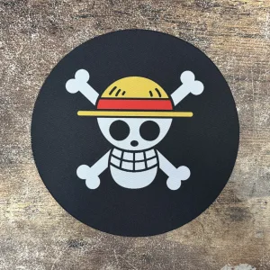 Mousepad Redondo 20CM de Diametro diseño One Piece