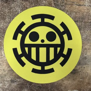 Mousepad Redondo 20CM de Diametro diseño One Piece