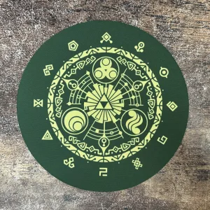 Mousepad Redondo 20CM de Diametro diseño Zelda