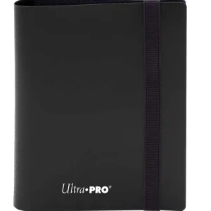 Carpeta Pro Binder Jet Black 4 Bolsillos Ultra Pro