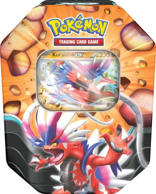 Cartas Pokemon Lata Leyendas Cortantes Español Koraidon/Zacian - Imagen 2