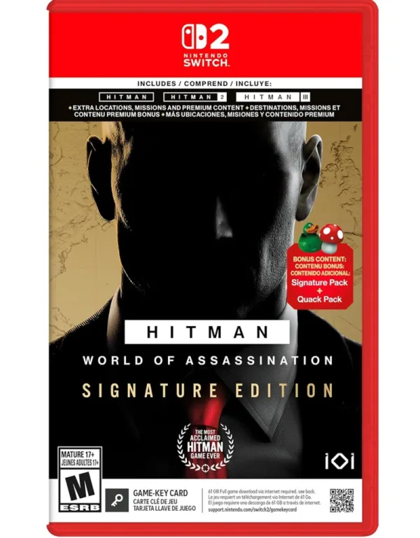 Juego de Nintendo Switch 2 Hitman World of Assassination Signature Edition