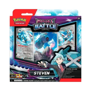 Mazo de Cartas TCG Pokemon Combate de Rivales Steven Español