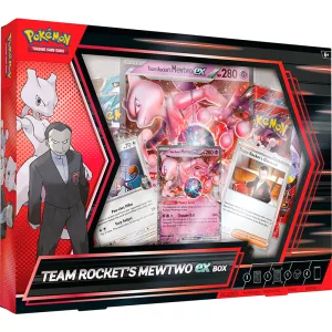 Cartas Pokemon TCG Caja Mewtow del Equipo Rocket EX Español