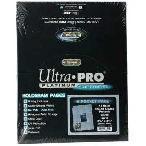 Ultra Pro Platinum Bolsa plástica para cartas TCG
