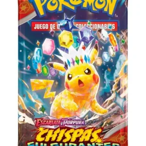 Sobre de Cartas Pokemon TCG Escarlata y Purpura Chispas Fulgurantes Español