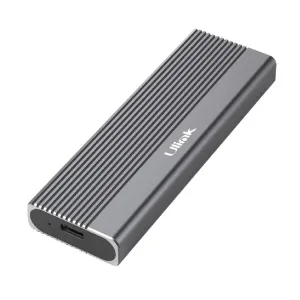 Cofre porta disco duro NVME conexión USB-C + USB3.0 / Mod. UL-HDDME Ulink