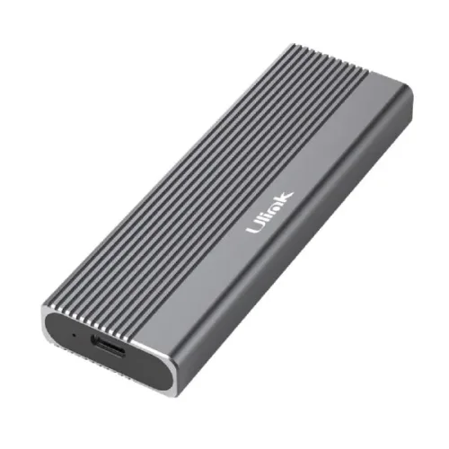 Cofre porta disco duro NVME conexión USB-C + USB3.0 / Mod. UL-HDDME Ulink