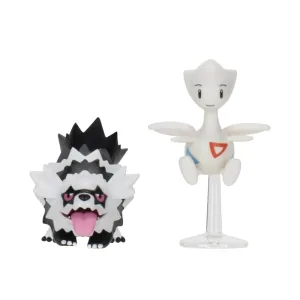 Figura De Batalla Zigzagoon + Togetic Pokemon Battle Ready