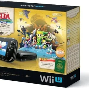 Consola Nintendo Wii U con diseño The Legend of Zelda the Wind Waker (Open Box)