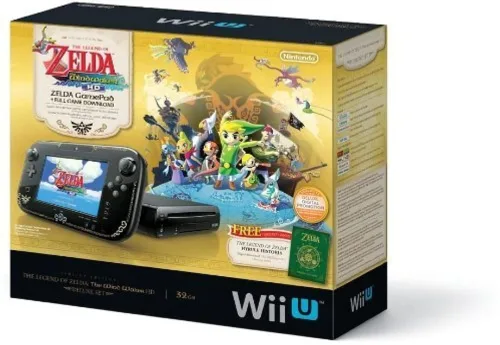 Consola Nintendo Wii U con diseño The Legend of Zelda the Wind Waker (Open Box)