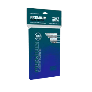 Protectores de Cartas Premium TCG | TOPDECK Standard 66x91mm color Azul