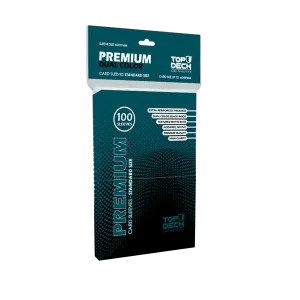 Protectores de Cartas Premium TCG | TOPDECK Standard 66x91mm color Negro