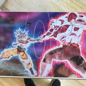 Playmat - Mousepad 35X60Cm Diseño Dragon Ball Goku VS Jiren