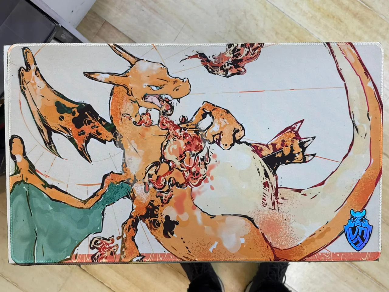 Playmat - Mousepad 35X60Cm Diseño Pokemon Charizard