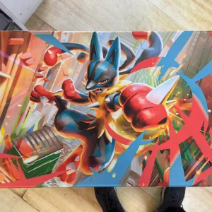 Playmat - Mousepad 35X60Cm Diseño Pokemon Mega Lucario