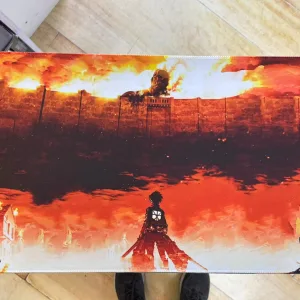 Playmat - Mousepad 35X60Cm Diseño Attack on Titan