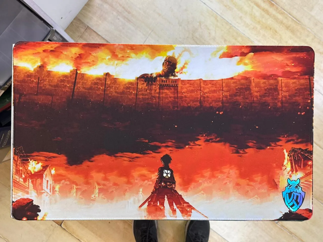 Playmat - Mousepad 35X60Cm Diseño Attack on Titan