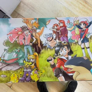 Playmat - Mousepad 35X60Cm Diseño Pokemon Vintage
