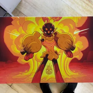 Playmat - Mousepad 35X60Cm Diseño Pokemon Tipo Fuego
